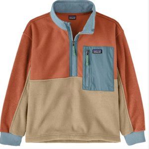 Patagonia Microdini Half-Zip Pullover Fleece in Quartz Coral  - Kids' XL
